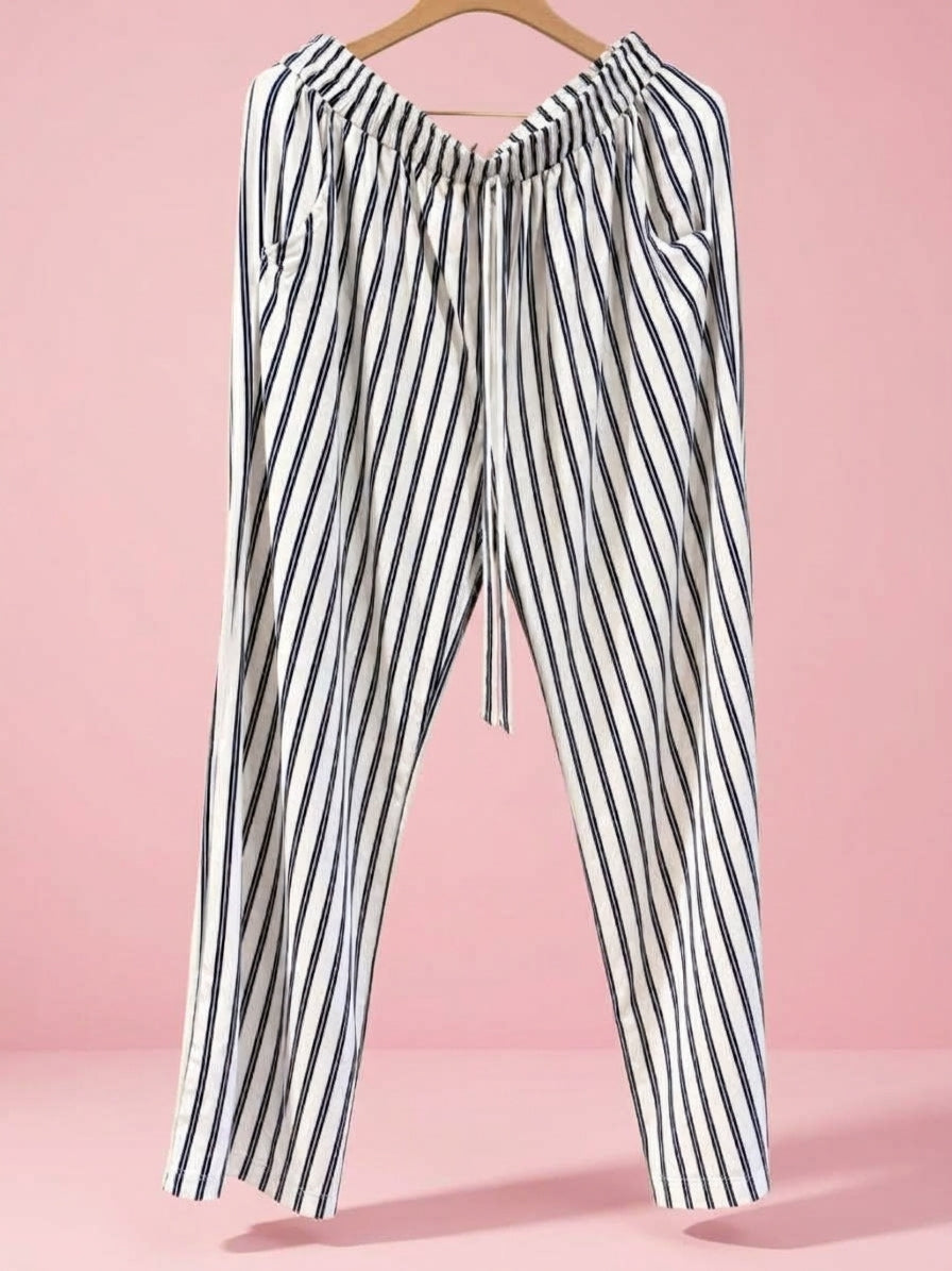 Pantalón de Rayas Estilo & Confort