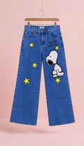 Jeans snoopy "No One Like You"