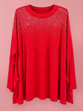 Blusa Roja Destellos de Poder