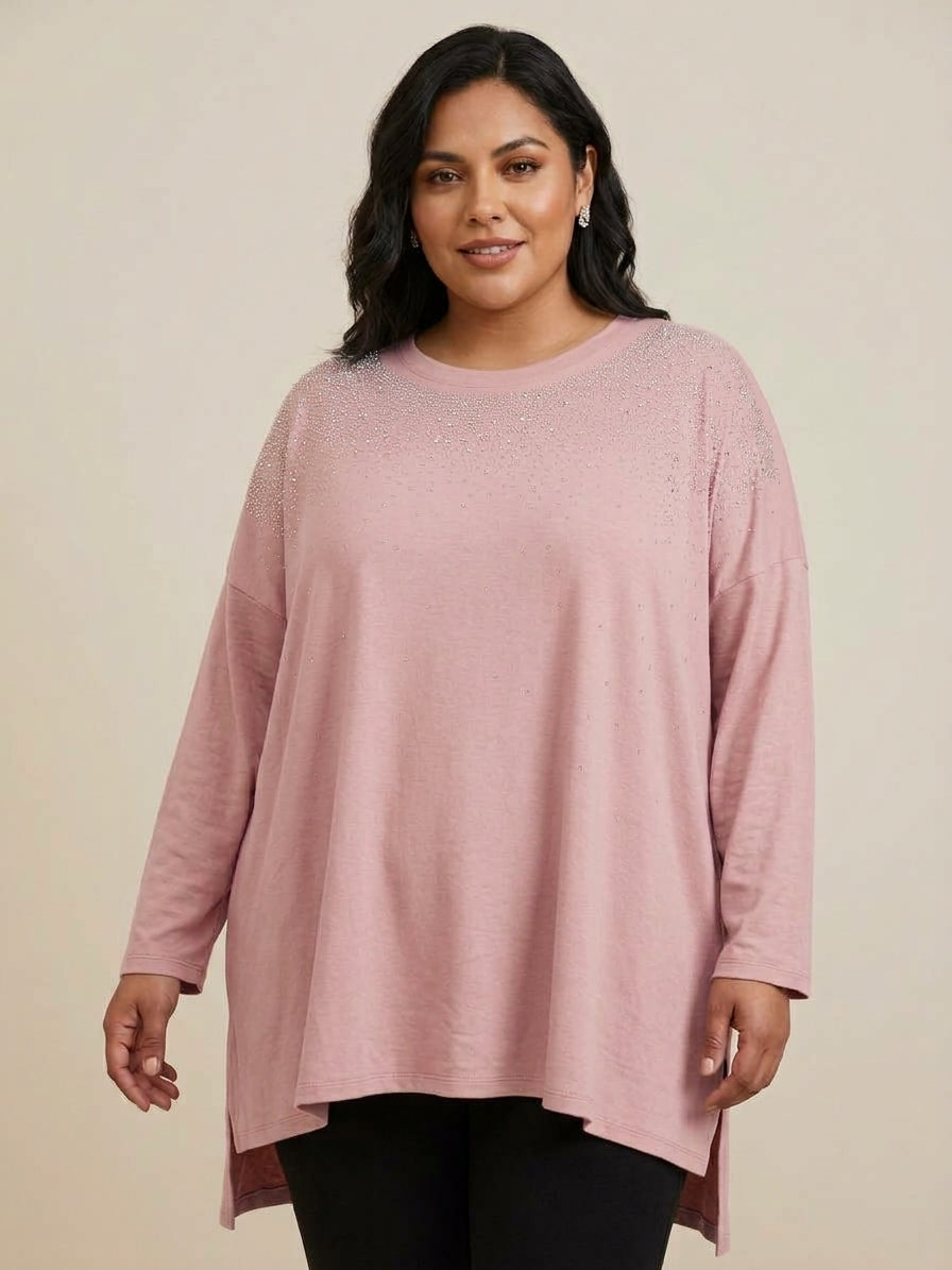 Blusa Rosa Destellos de Poder