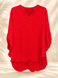 Blusa Roja Esencial & Fluida